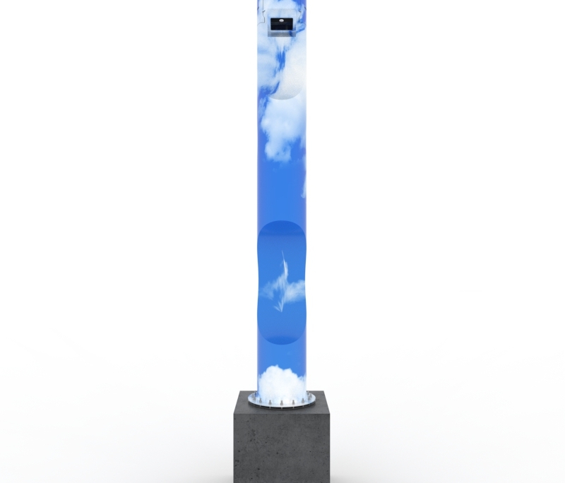 造型立柱投影机基站 250412 (6)