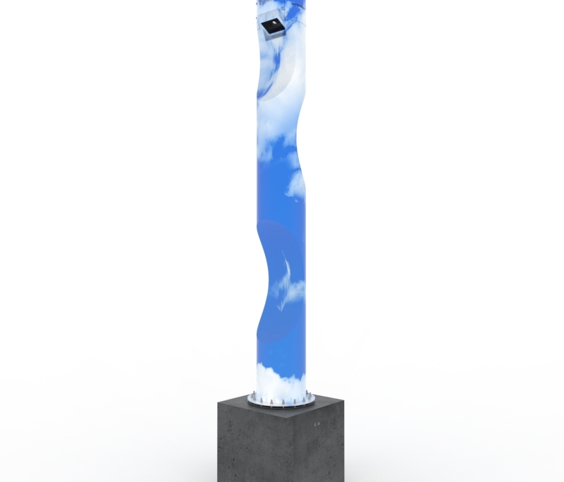 造型立柱投影机基站 250412 (7)